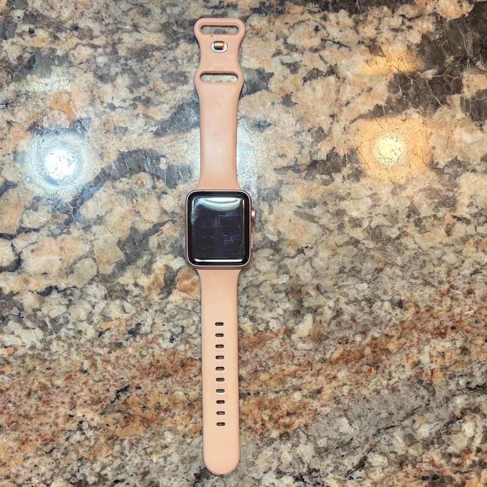 Series 2 rose gold Apple Watch